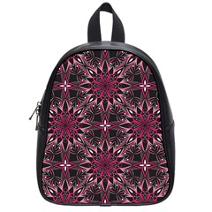 Seamless Pattern With Flowers Oriental Style Mandala School Bag (small)