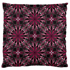 Seamless Pattern With Flowers Oriental Style Mandala Large Flano Cushion Case (one Side) by BangZart