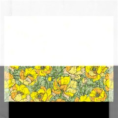 Seamless Pattern With Graphic Spring Flowers Rectangular Jigsaw Puzzl by BangZart