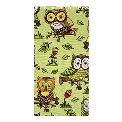 Seamless Pattern With Flowers Owls Shower Curtain 36  X 72  (stall)  by BangZart