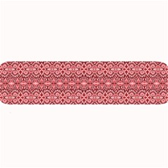 Pink art with abstract seamless flaming pattern Large Bar Mats