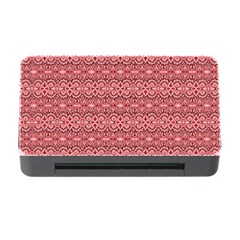 Pink art with abstract seamless flaming pattern Memory Card Reader with CF