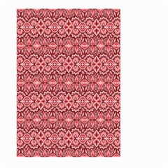 Pink art with abstract seamless flaming pattern Large Garden Flag (Two Sides)