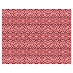 Pink art with abstract seamless flaming pattern Double Sided Flano Blanket (Medium)  60 x50  Blanket Front