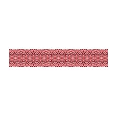 Pink art with abstract seamless flaming pattern Flano Scarf (Mini)