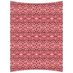 Pink art with abstract seamless flaming pattern Back Support Cushion