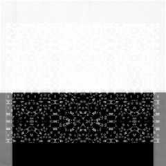 Black And White Tech Pattern Rectangular Jigsaw Puzzl by dflcprintsclothing