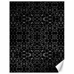 Black And White Tech Pattern Canvas 18  X 24 