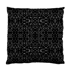 Black And White Tech Pattern Standard Cushion Case (one Side) by dflcprintsclothing