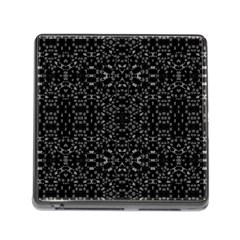 Black And White Tech Pattern Memory Card Reader (square 5 Slot) by dflcprintsclothing