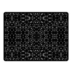 Black And White Tech Pattern Fleece Blanket (small) by dflcprintsclothing