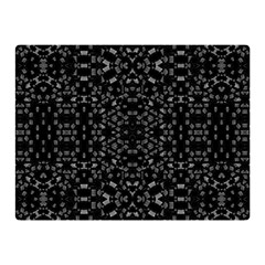 Black And White Tech Pattern Double Sided Flano Blanket (mini)  by dflcprintsclothing