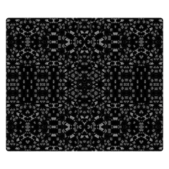 Black And White Tech Pattern Double Sided Flano Blanket (small)  by dflcprintsclothing