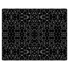 Black And White Tech Pattern Double Sided Flano Blanket (medium)  by dflcprintsclothing