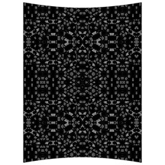 Black And White Tech Pattern Back Support Cushion by dflcprintsclothing