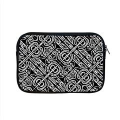 Linear Black And White Ethnic Print Apple Macbook Pro 15  Zipper Case by dflcprintsclothing