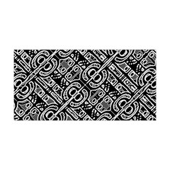 Linear Black And White Ethnic Print Yoga Headband by dflcprintsclothing