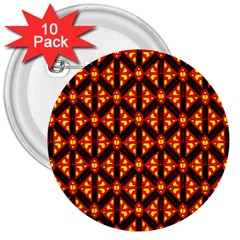 Rby-189 3  Buttons (10 Pack)  by ArtworkByPatrick