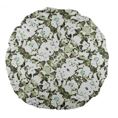 Modern Abstract Intricate Print Pattern Large 18  Premium Round Cushions by dflcprintsclothing