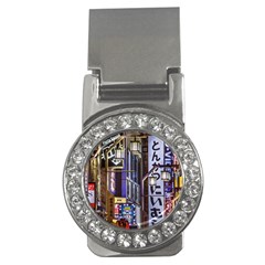 Shinjuku District Urban Night Scene, Tokyo Japan Money Clips (cz)  by dflcprintsclothing