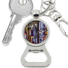 Shinjuku District Urban Night Scene, Tokyo Japan Bottle Opener Key Chain