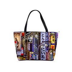 Shinjuku District Urban Night Scene, Tokyo Japan Classic Shoulder Handbag by dflcprintsclothing