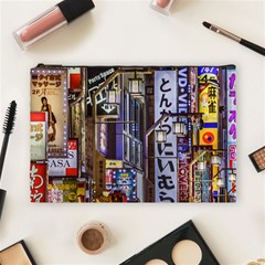 Shinjuku District Urban Night Scene, Tokyo Japan Cosmetic Bag (Large)