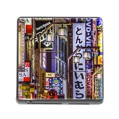 Shinjuku District Urban Night Scene, Tokyo Japan Memory Card Reader (Square 5 Slot)