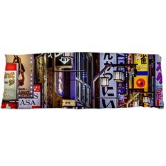 Shinjuku District Urban Night Scene, Tokyo Japan Body Pillow Case (dakimakura)