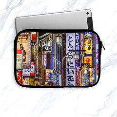 Shinjuku District Urban Night Scene, Tokyo Japan Apple Ipad Mini Zipper Cases by dflcprintsclothing