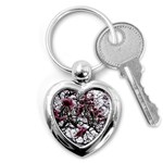 Saucer Magnolia Tree Key Chain (Heart) Front