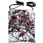 Saucer Magnolia Tree Shoulder Sling Bag Front