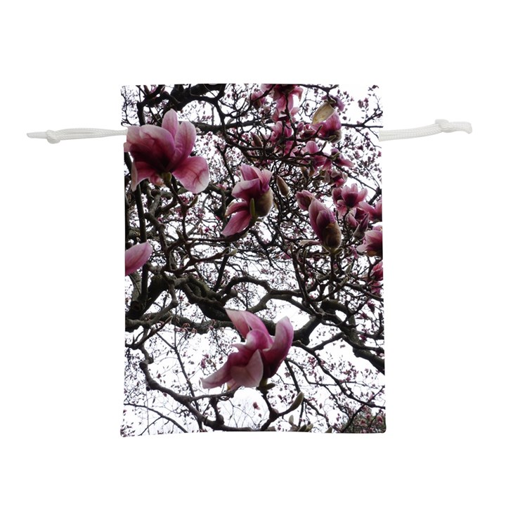 Saucer Magnolia Tree Lightweight Drawstring Pouch (S)