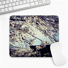 Plum Blossoms Large Mousepads by okhismakingart