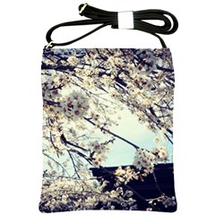 Plum Blossoms Shoulder Sling Bag by okhismakingart