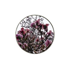 Saucer Magnolia Tree Ii Hat Clip Ball Marker by okhismakingart