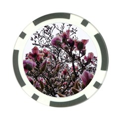 Saucer Magnolia Tree Ii Poker Chip Card Guard by okhismakingart