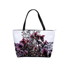 Saucer Magnolia Tree Ii Classic Shoulder Handbag by okhismakingart