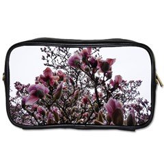 Saucer Magnolia Tree Ii Toiletries Bag (one Side) by okhismakingart