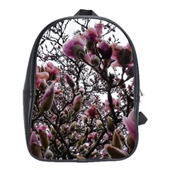 Saucer Magnolia Tree Ii School Bag (xl) by okhismakingart