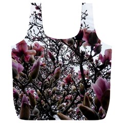 Saucer Magnolia Tree Ii Full Print Recycle Bag (xxxl) by okhismakingart