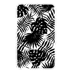 Black And White Tropical Leafs Pattern, Vector Image Memory Card Reader (rectangular) by Casemiro