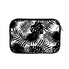 Black And White Tropical Leafs Pattern, Vector Image Apple Macbook Pro 15  Zipper Case by Casemiro