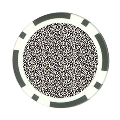 Leopard Spots Pattern, Geometric Dots, Animal Fur Print Poker Chip Card Guard by Casemiro