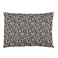 Leopard Spots Pattern, Geometric Dots, Animal Fur Print Pillow Case by Casemiro