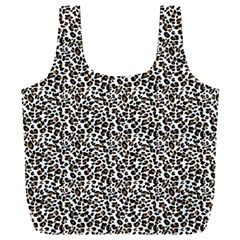 Leopard Spots Pattern, Geometric Dots, Animal Fur Print Full Print Recycle Bag (xxxl) by Casemiro