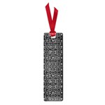 Black And White Ethnic Ornate Pattern Small Book Marks Front