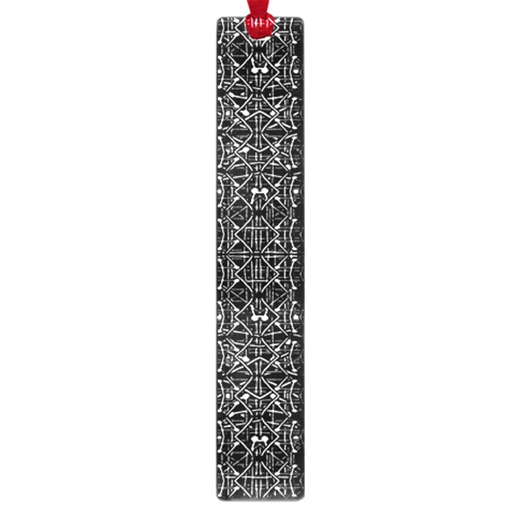 Black And White Ethnic Ornate Pattern Large Book Marks