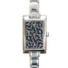 Intricate Modern Abstract Ornate Pattern Rectangle Italian Charm Watch by dflcprintsclothing