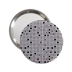 Pattern Petit carreaux 2.25  Handbag Mirrors